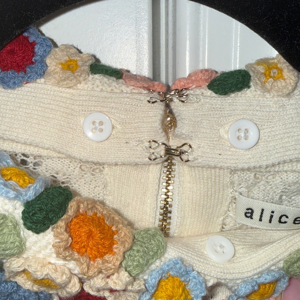 Alice + Olivia Chase Puff Sleeve Sweater - Picture 6 of 7